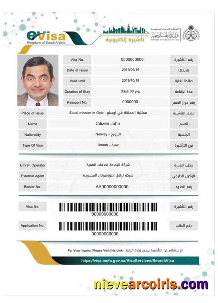SAUDI ARABIA e-visa